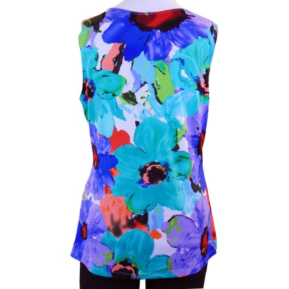 Essentials by Milano Floral Print Top - Size S (New) - Picture 2 of 4